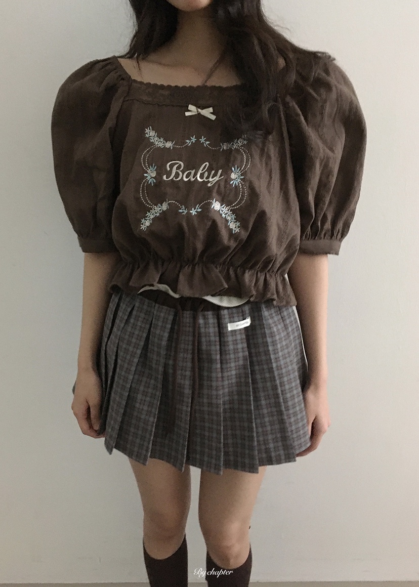 BY CHAPTER韓國東大門代購女裝新品推薦時尚26春夏襯衫蕾絲衫BY Chapter襯衫/蕾絲衫圖色2