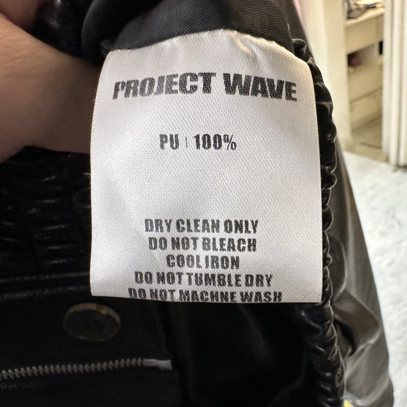 PROJECT WAVE-P韓國直郵實拍女裝新款人氣熱賣26春夏皮衣PROJECT WAVE皮衣