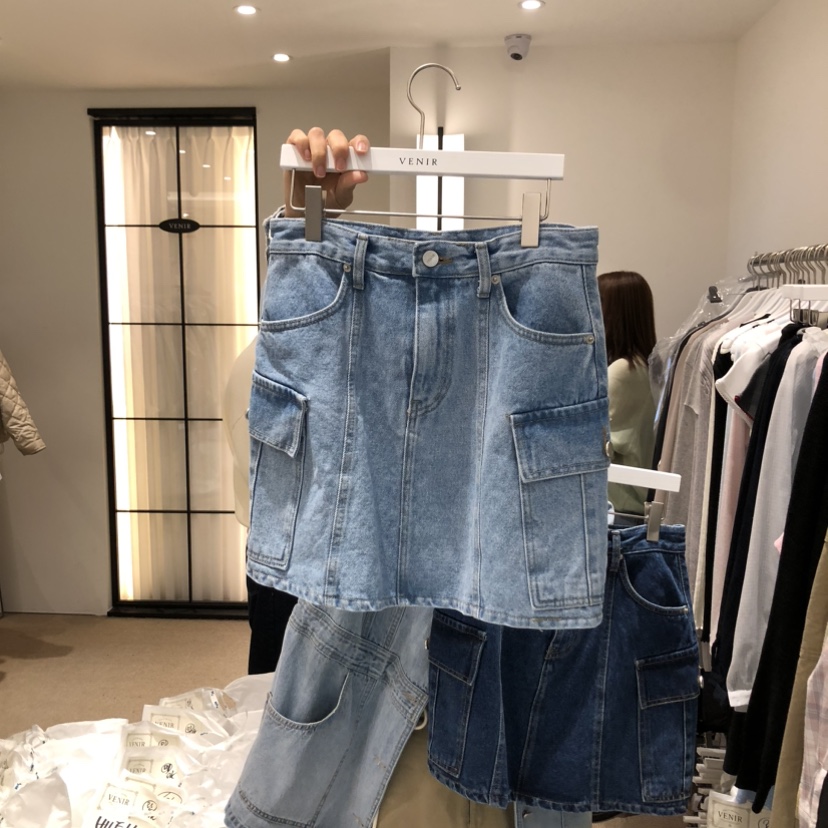 VENIR-a韓國東大門直郵女士新款推薦26春夏職業休閑短裙VENIR-a短裙圖色1