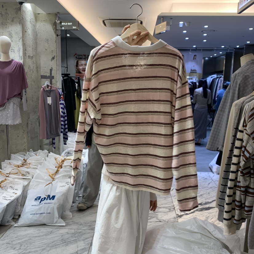 FOREST韓國東大門直郵女裝新款26春夏休閑人氣時尚長袖T恤FOREST長袖T恤