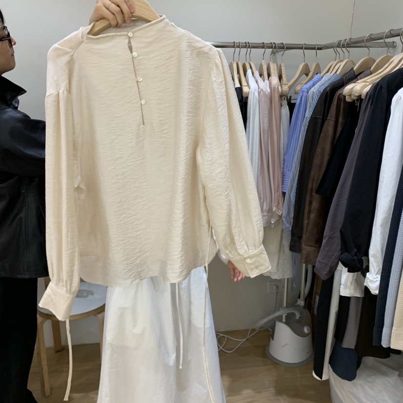 FOREST韓國直郵女士新品熱賣時尚推薦職業休閑襯衫蕾絲衫FOREST襯衫/蕾絲衫