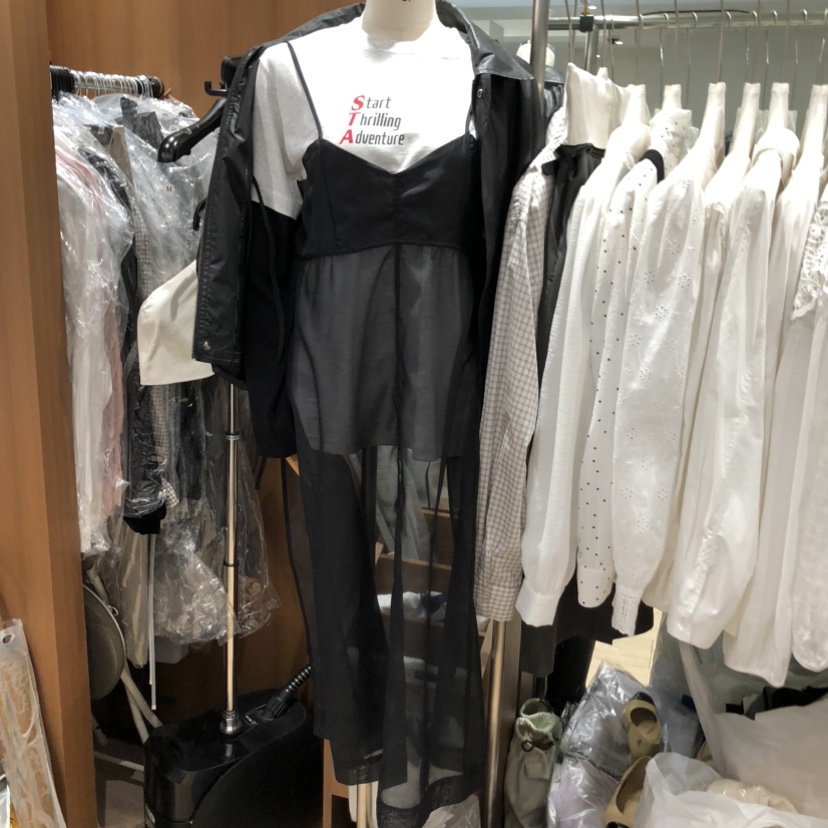 OGI韓國東大門代購女士新品職業熱賣推薦時尚休閑連衣裙透視FLat OGI連衣裙圖色2