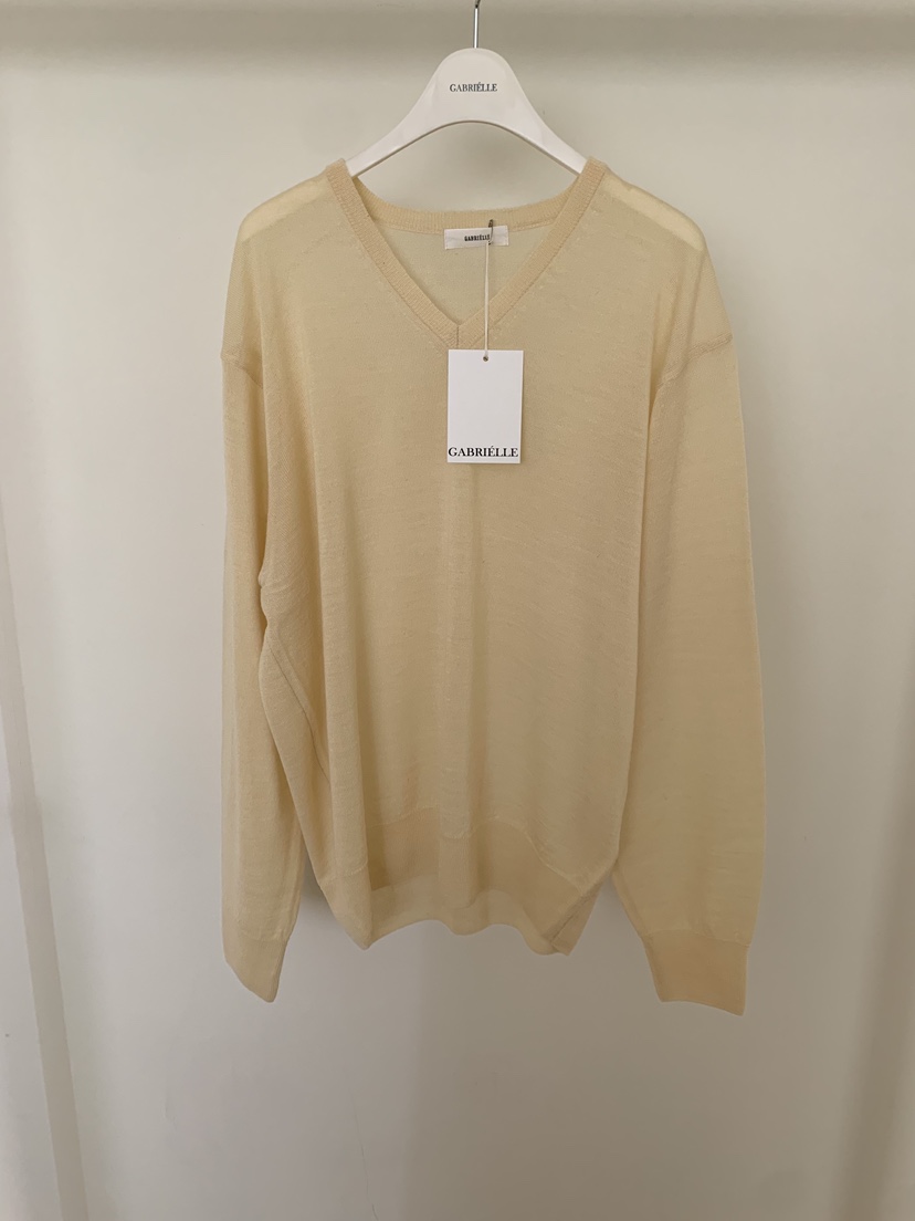 GABRIELLE韓國東大門直郵女士新品休閑職業推薦針織衫V領GABRIELLE針織衫圖色1