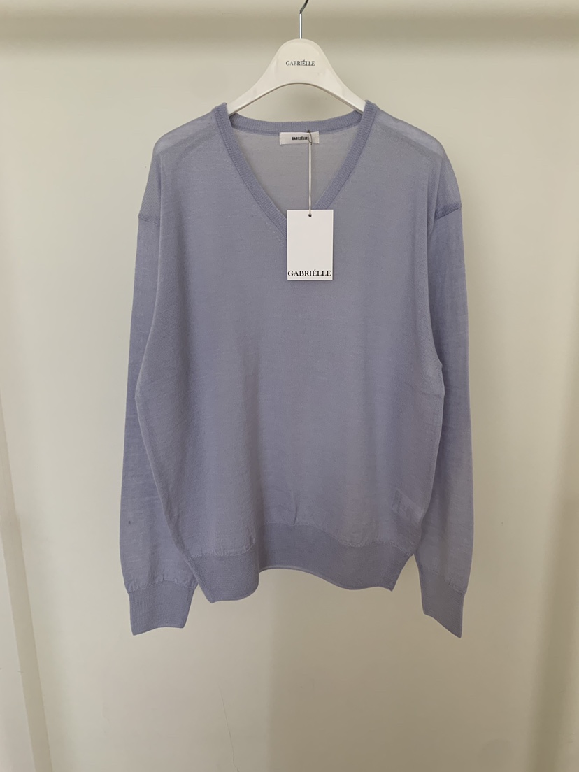 GABRIELLE韓國東大門直郵女士新品休閑職業推薦針織衫V領GABRIELLE針織衫圖色2