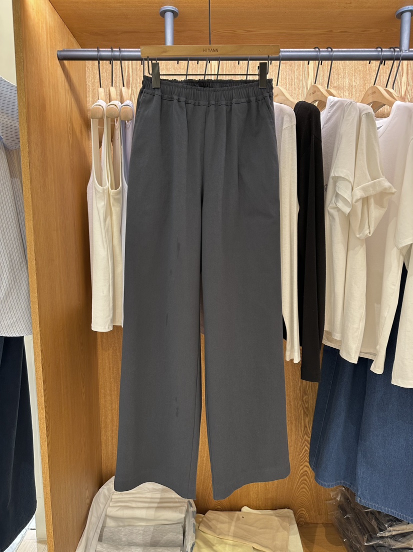 HI YANN韓國東大門直郵女裝新品推薦熱賣26春夏職業休閑褲HI YANN休閑褲圖色4