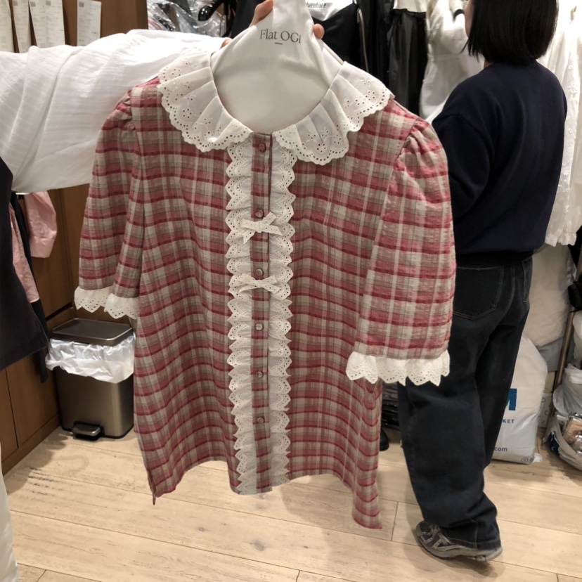 OGI韓國直郵女裝新品推薦職業時尚人氣休閑26春夏襯衫蕾絲衫FLat OGI襯衫/蕾絲衫圖色1