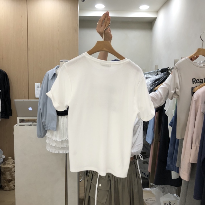 VILLABUTTON韓國東大門直郵女裝新款26春夏休閑時尚熱賣T恤VILLABUTTONT恤