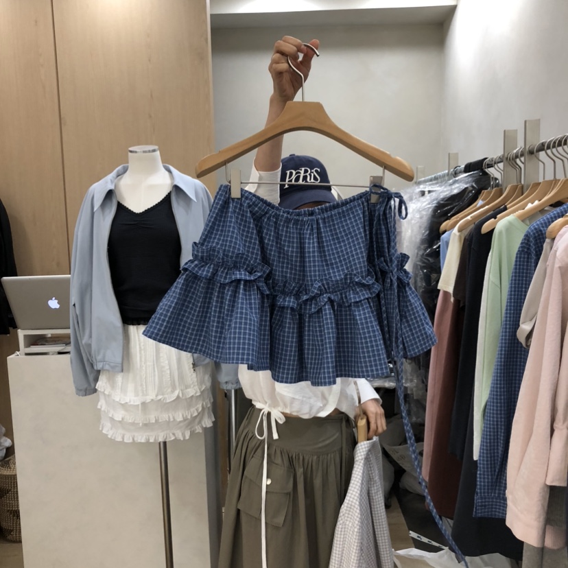 VILLABUTTON韓國東大門代購女裝新品休閑時尚人氣26春夏短裙VILLABUTTON短裙圖色1