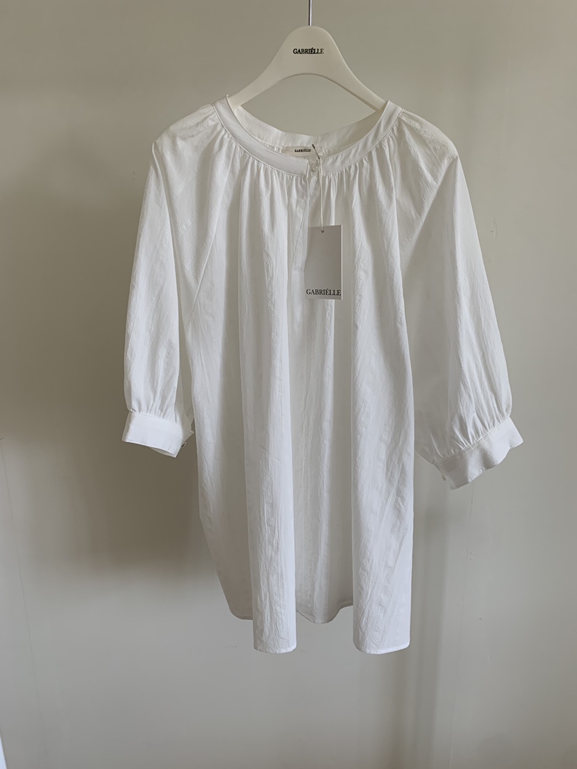 GABRIELLE韓國代購女裝新款熱賣推薦26春夏休閑襯衫蕾絲衫GABRIELLE襯衫/蕾絲衫圖色1