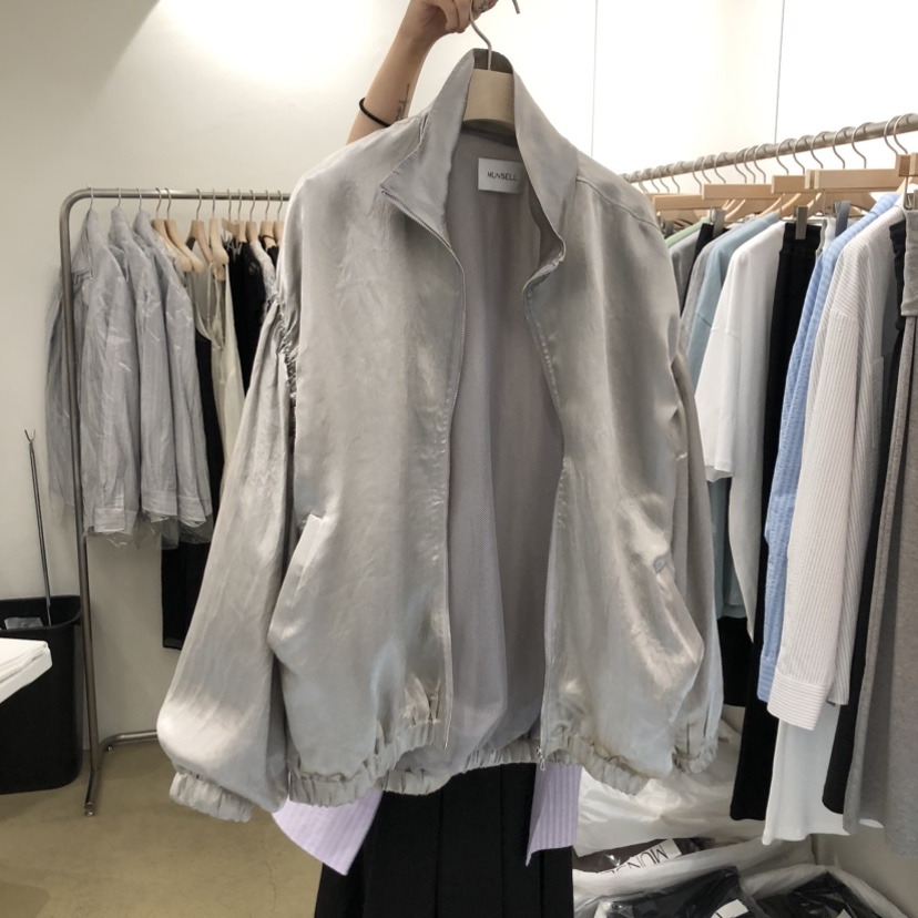 MUNSELL韓國東大門直郵女士新款26春夏時尚休閑人氣熱賣夾克MUNSELL夾克圖色2