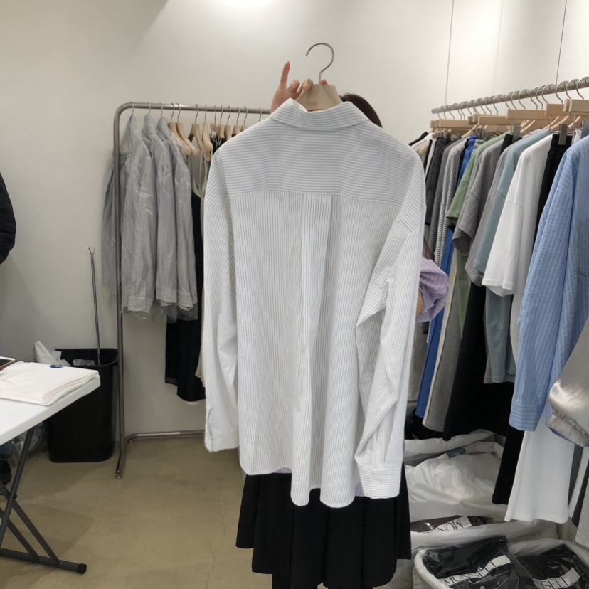 MUNSELL韓國直郵女士新品休閑人氣26春夏推薦時尚襯衫蕾絲衫MUNSELL襯衫/蕾絲衫