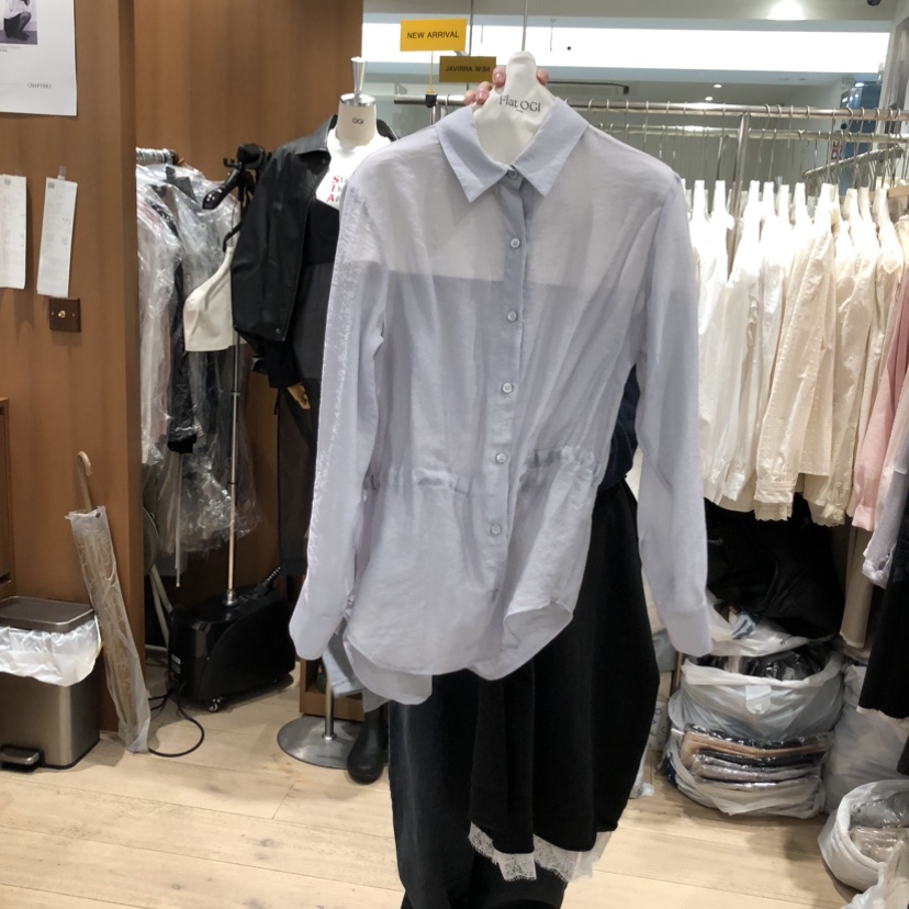 OGI韓國東大門直郵女裝新款人氣時尚熱賣休閑推薦襯衫蕾絲衫FLat OGI襯衫/蕾絲衫圖色2