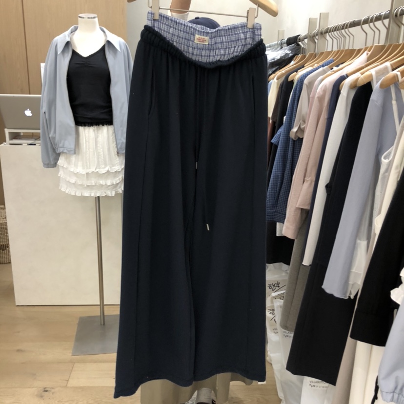 VILLABUTTON韓國東大門直郵女裝新款時尚職業推薦26春夏休閑褲VILLABUTTON休閑褲圖色1