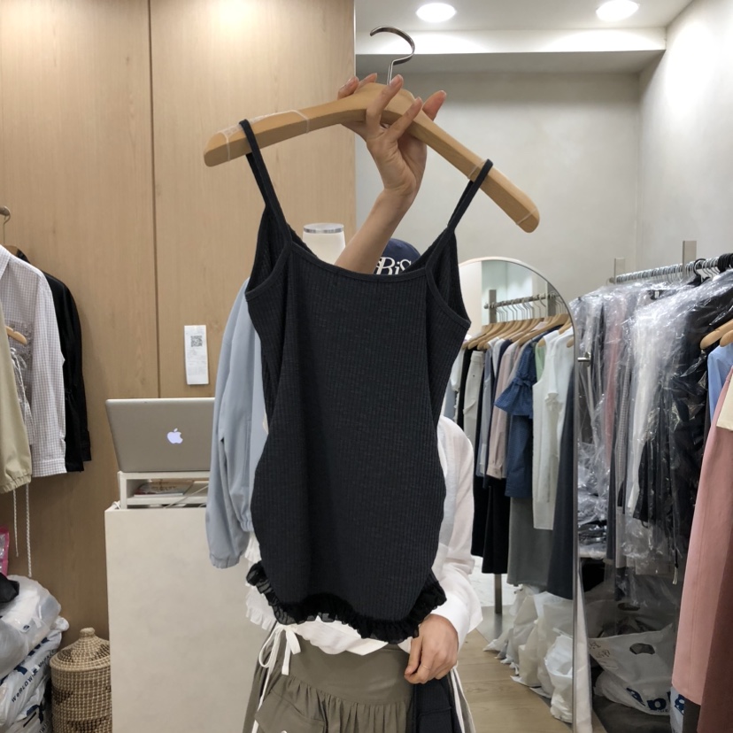 VILLABUTTON韓國代購女士新品休閑職業時尚人氣熱賣吊帶背心VILLABUTTON吊帶/背心