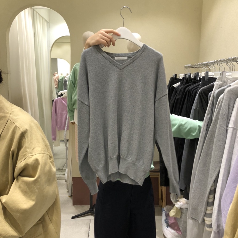 BROCCOLISALAD韓國代購女裝新款熱賣職業推薦針織衫不含內搭BROCCOLISALAD針織衫圖色1