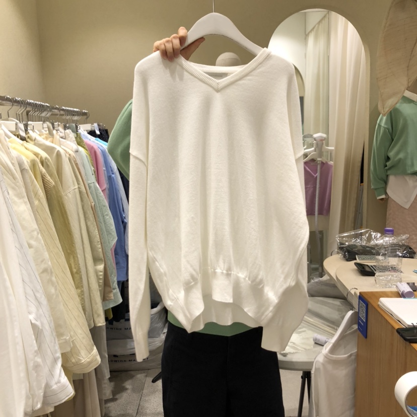 BROCCOLISALAD韓國代購女裝新款熱賣職業推薦針織衫不含內搭BROCCOLISALAD針織衫圖色5