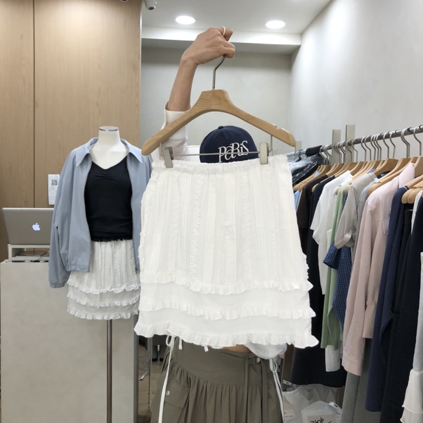 VILLABUTTON韓國東大門代購女士新款人氣時尚熱賣26春夏短裙VILLABUTTON短裙