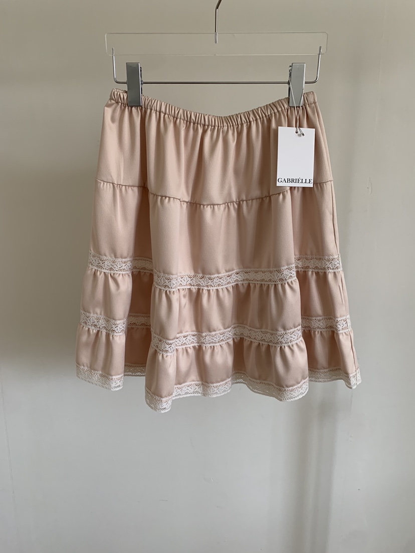 GABRIELLE韓國直郵女裝新款26春夏職業人氣休閑推薦短裙蕾絲GABRIELLE短裙圖色3