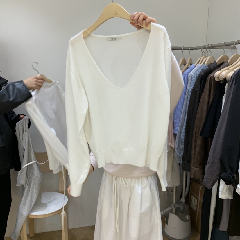 FOREST韓國直郵女裝新款人氣熱賣推薦26春夏針織衫不含內搭FOREST針織衫圖色1