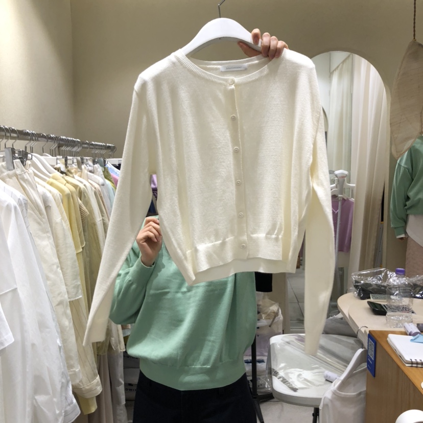 BROCCOLISALAD韓國東大門代購女裝新品人氣職業推薦針織衫BROCCOLISALAD針織衫圖色1