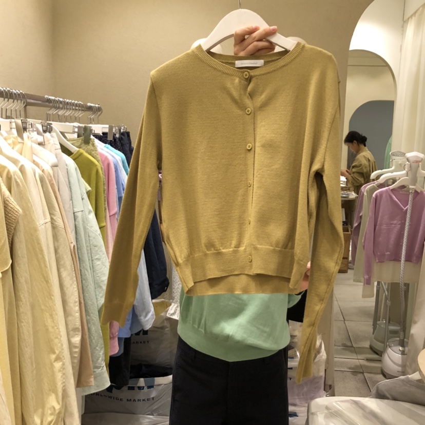 BROCCOLISALAD韓國東大門代購女裝新品人氣職業推薦針織衫BROCCOLISALAD針織衫圖色5