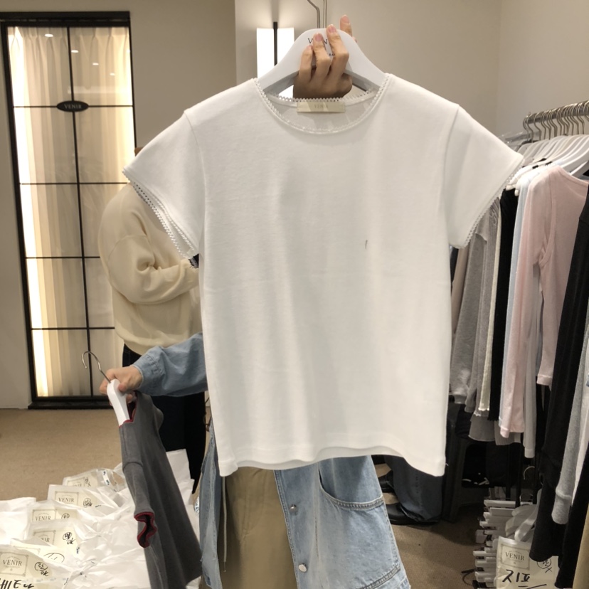 VENIR-a韓國直郵女士新款職業26春夏推薦人氣時尚熱賣T恤VENIR-aT恤圖色3