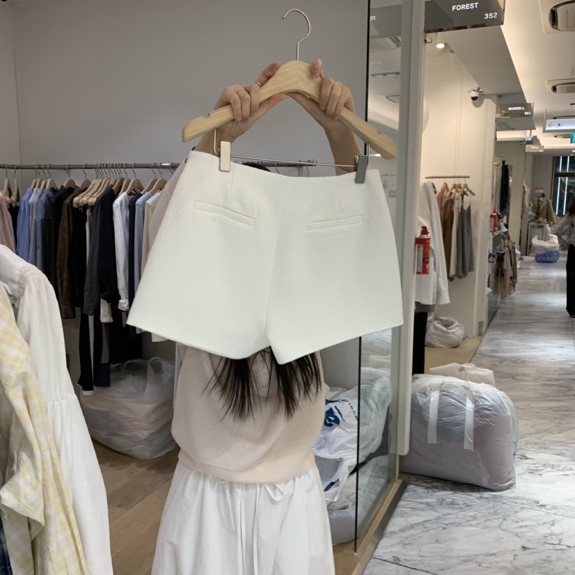 FOREST韓國直郵女士新品時尚人氣熱賣26春夏休閑短褲粗花呢FOREST短褲