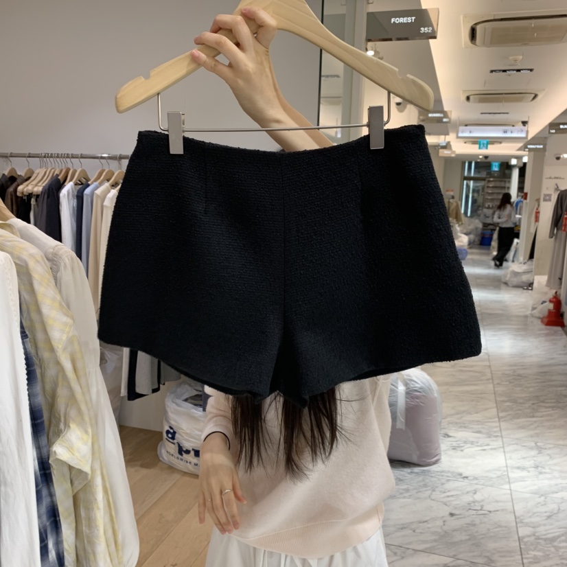 FOREST韓國直郵女士新品時尚人氣熱賣26春夏休閑短褲粗花呢FOREST短褲圖色2