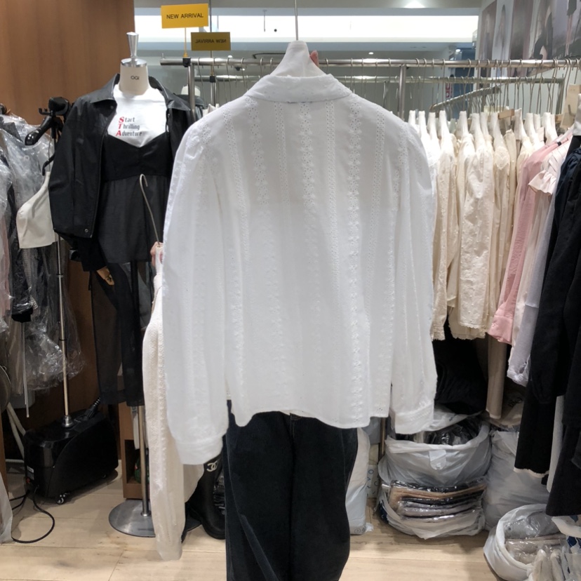 OGI韓國東大門代購女裝新品時尚推薦26春夏休閑襯衫蕾絲衫FLat OGI襯衫/蕾絲衫