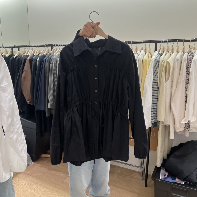 SPAGHETTI韓國代購女士新品休閑推薦26春夏職業襯衫蕾絲衫spaghetti襯衫/蕾絲衫圖色3