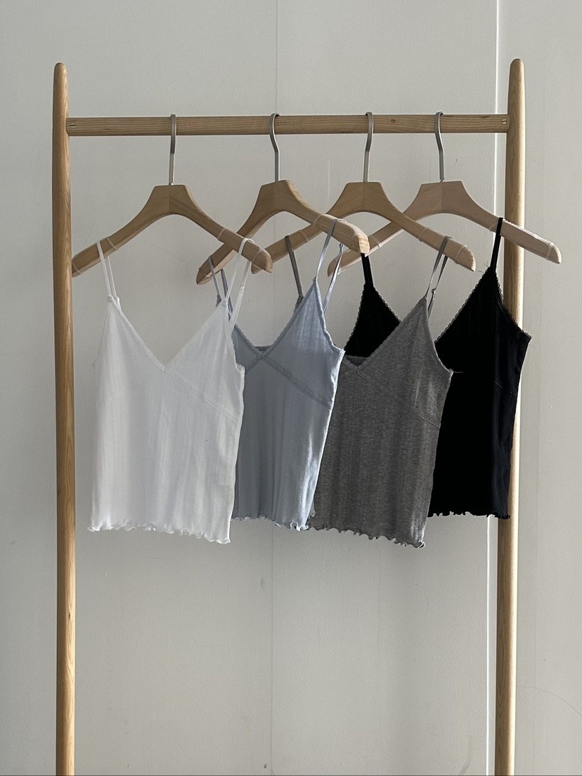 B_GARDER韓國代購女士新品26春夏推薦職業熱賣休閑吊帶背心B.GARDER吊帶/背心圖色2左二色