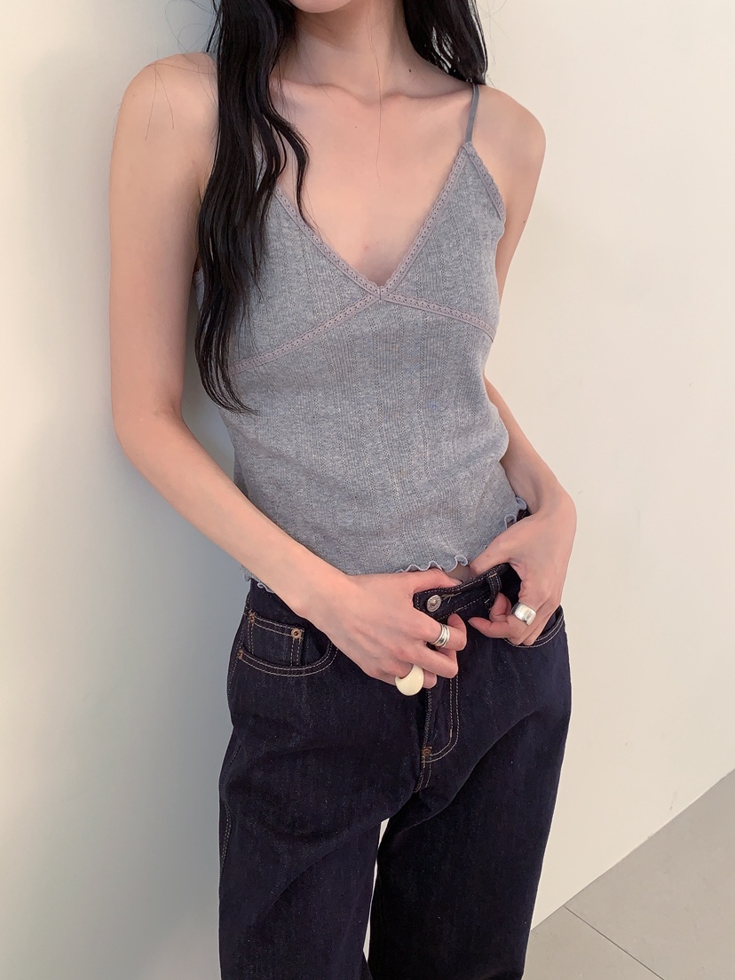 B_GARDER韓國代購女士新品26春夏推薦職業熱賣休閑吊帶背心B.GARDER吊帶/背心圖色3