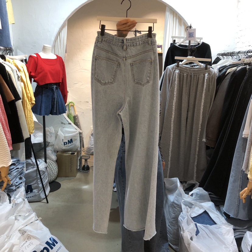 OZ韓國代購女裝新款熱賣休閑26春夏人氣推薦職業時尚牛仔褲OZ.ounce牛仔褲