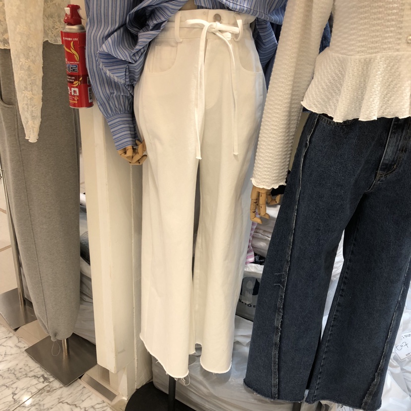 OZ韓國直郵實拍女士新款人氣26春夏推薦休閑職業時尚牛仔褲OZ.ounce牛仔褲圖色1