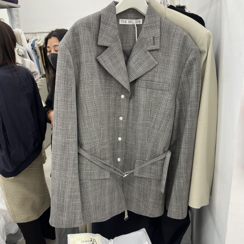 BREATHE韓國代購女士新款26春夏熱賣人氣休閑推薦夾克含腰繩BREATHE夾克圖色2