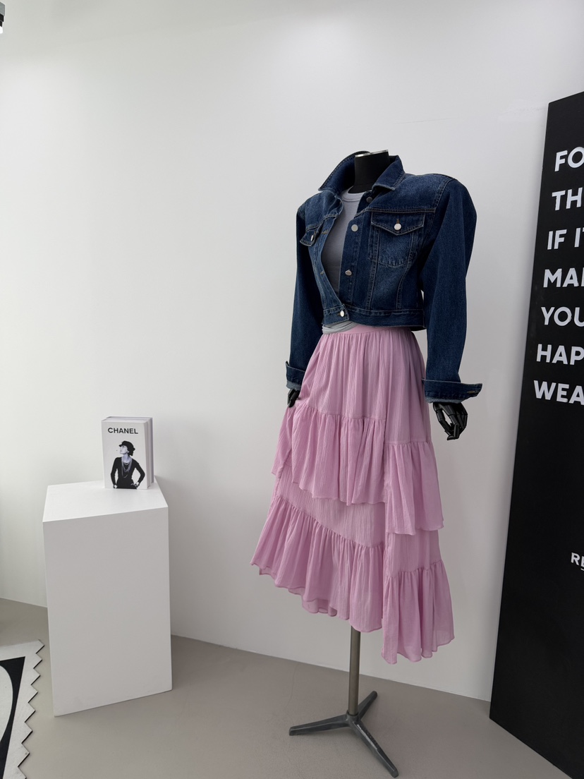 RED-A韓國直郵女裝新款休閑熱賣26春夏時尚推薦職業長裙RED-A長裙