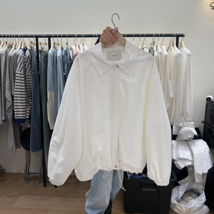 SPAGHETTI韓國直郵實拍女士新品人氣熱賣26春夏時尚夾克尼龍spaghetti夾克圖色1