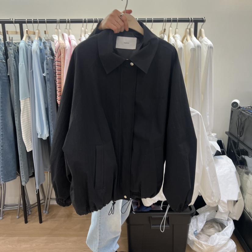 SPAGHETTI韓國直郵實拍女士新品人氣熱賣26春夏時尚夾克尼龍spaghetti夾克圖色2