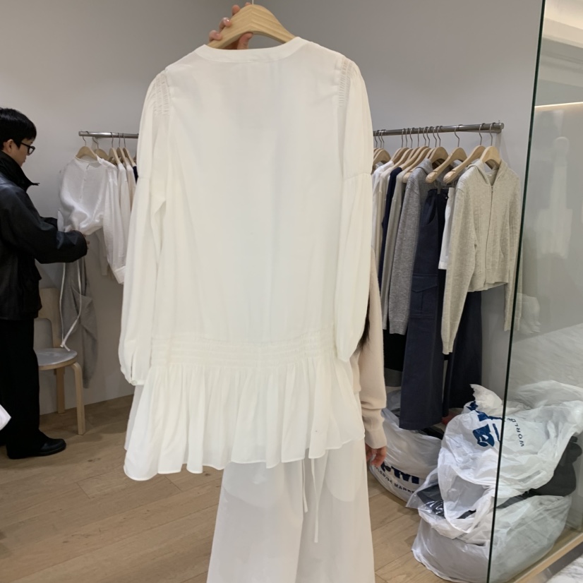 FOREST韓國代購女裝新品職業人氣26春夏推薦休閑時尚連衣裙FOREST連衣裙