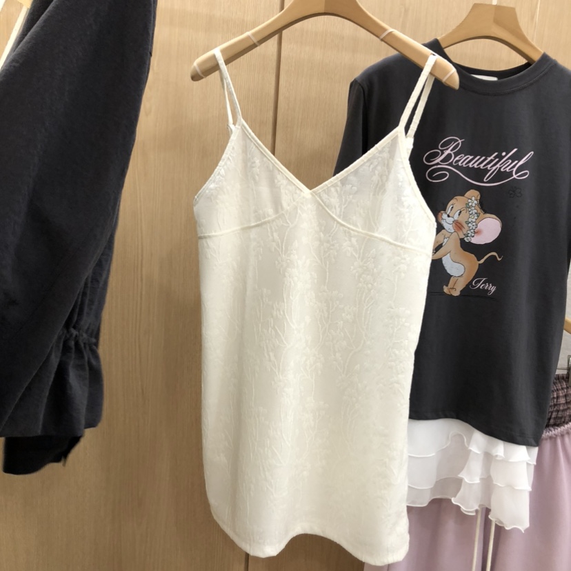 VILLABUTTON韓國直郵實拍女士新款熱賣時尚職業連衣裙蕾絲VILLABUTTON連衣裙圖色2