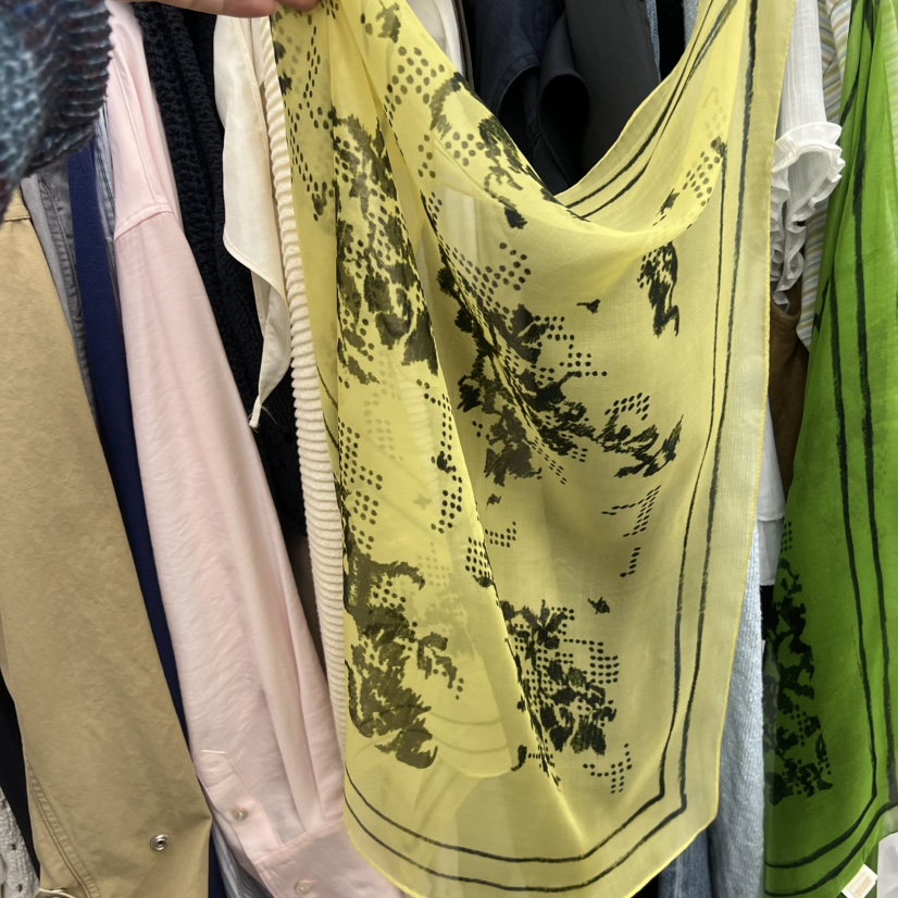 BREATHE韓國直郵女裝新品推薦職業26春夏圍巾披肩絲綢圍巾BREATHE圍巾/披肩圖色1