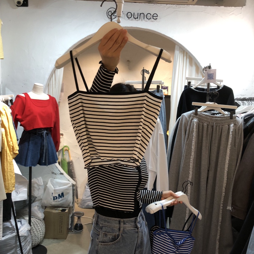 OZ韓國直郵女裝新品熱賣推薦26春夏人氣職業時尚吊帶背心OZ.ounce吊帶/背心