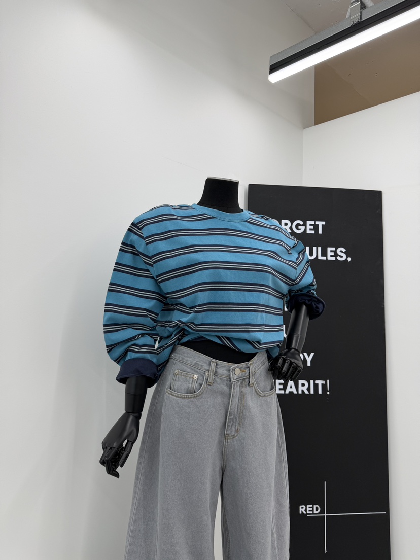 RED-A韓國代購女士新品職業休閑推薦熱賣時尚26春夏長袖T恤RED-A長袖T恤