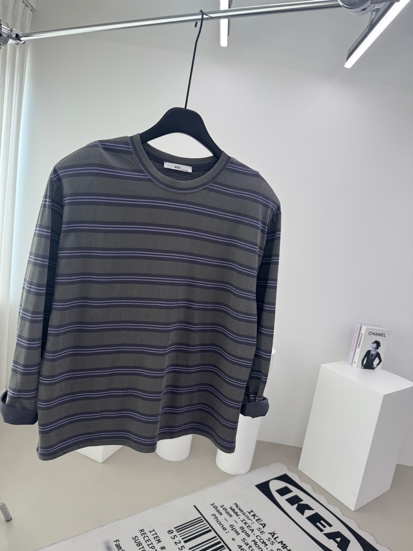 RED-A韓國代購女士新品職業休閑推薦熱賣時尚26春夏長袖T恤RED-A長袖T恤圖色2