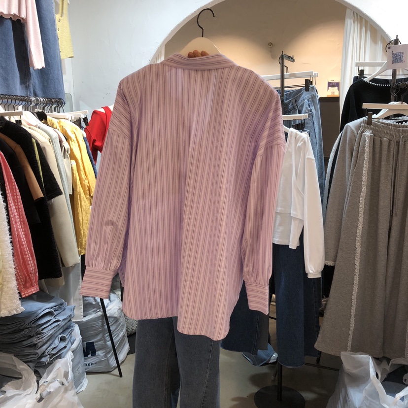 OZ韓國直郵實拍女士新品休閑熱賣時尚人氣襯衫蕾絲衫口袋OZ.ounce襯衫/蕾絲衫