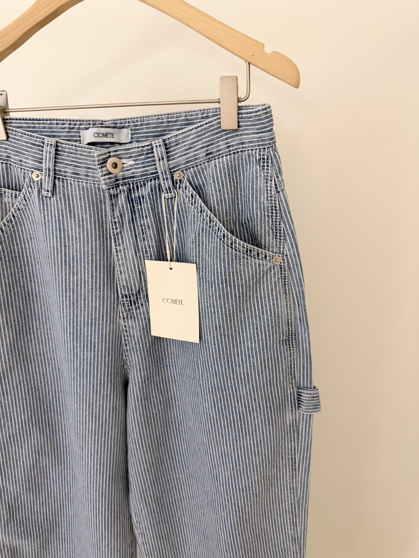 COMETE韓國直郵實拍女士新品26春夏人氣熱賣職業休閑牛仔褲COMETE牛仔褲