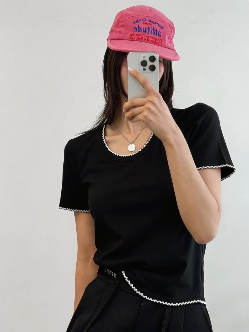 IAAN韓國直郵實拍女裝新款推薦26春夏熱賣職業休閑時尚T恤iaAnT恤