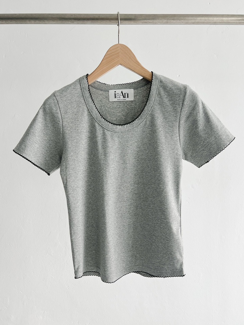 IAAN韓國直郵實拍女裝新款推薦26春夏熱賣職業休閑時尚T恤iaAnT恤圖色3