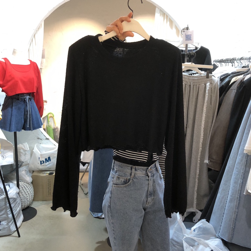 OZ韓國代購女士新款推薦人氣26春夏時尚職業熱賣休閑針織衫OZ.ounce針織衫圖色2