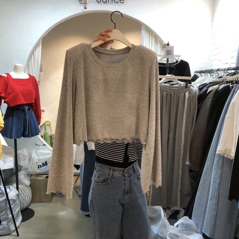 OZ韓國代購女士新款推薦人氣26春夏時尚職業熱賣休閑針織衫OZ.ounce針織衫圖色4